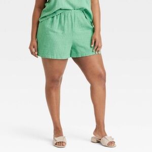 A New Day Woman’s Linen pull on Green
Casual Shorts 1X